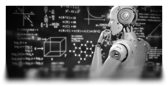 Generative AI service concept with futuristic design